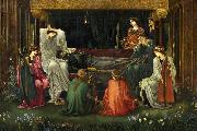 Edward Burne-Jones The Last Sleep of Arthur in Avalon oil